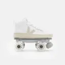 Detachable Roller Skates - VEJA V-15 White Natural