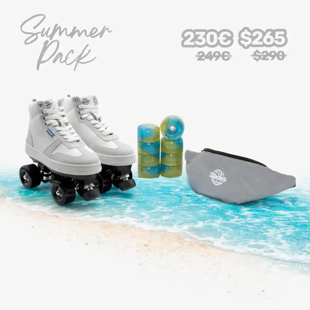 Detachable Roller Skates - White Summer Pack