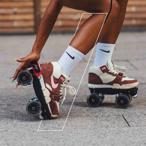 detachable-roller-skates-shoes-nike-air-trainer-brown-beige-lifestyle