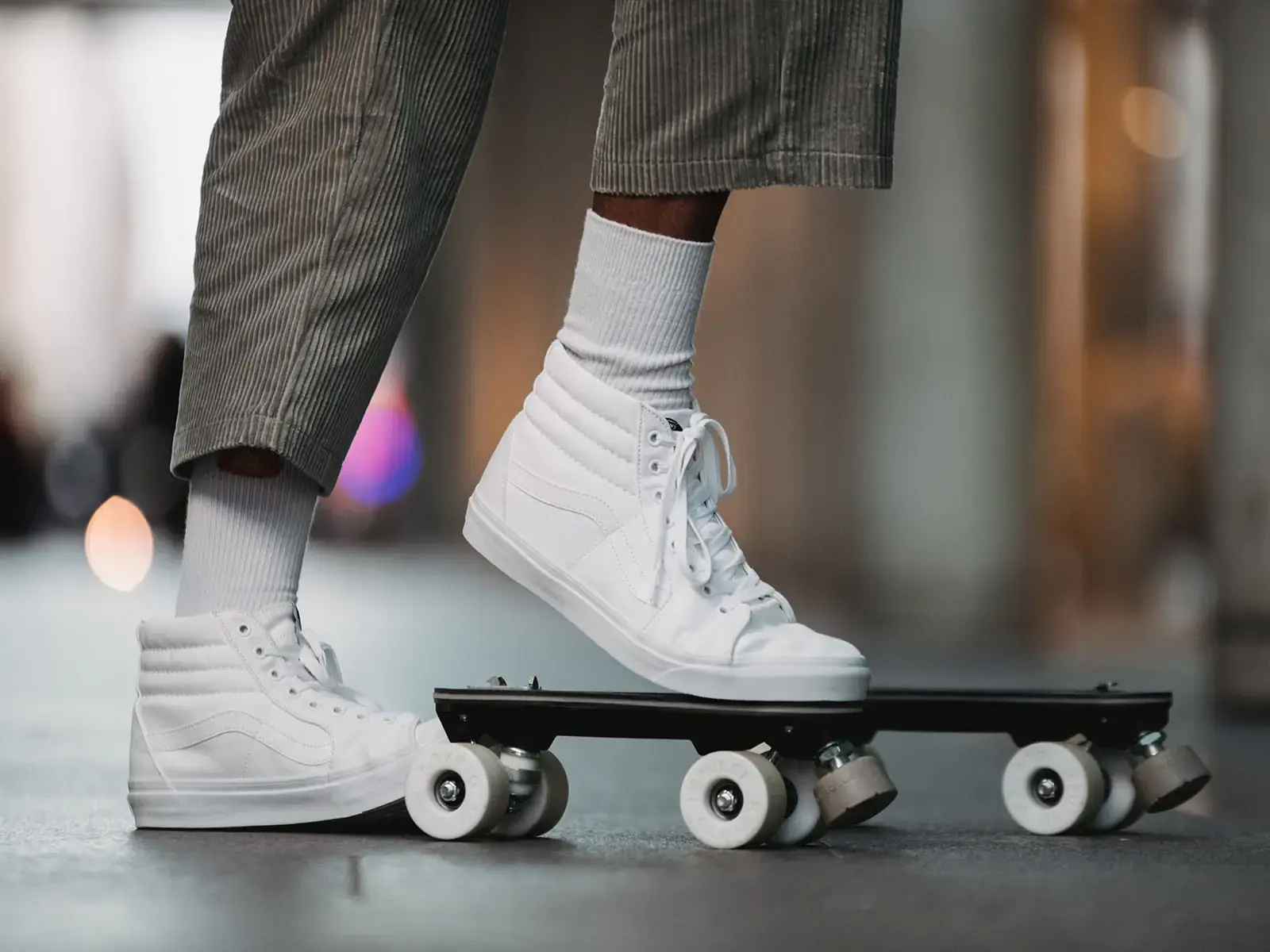 Roller quad white by flaneurz