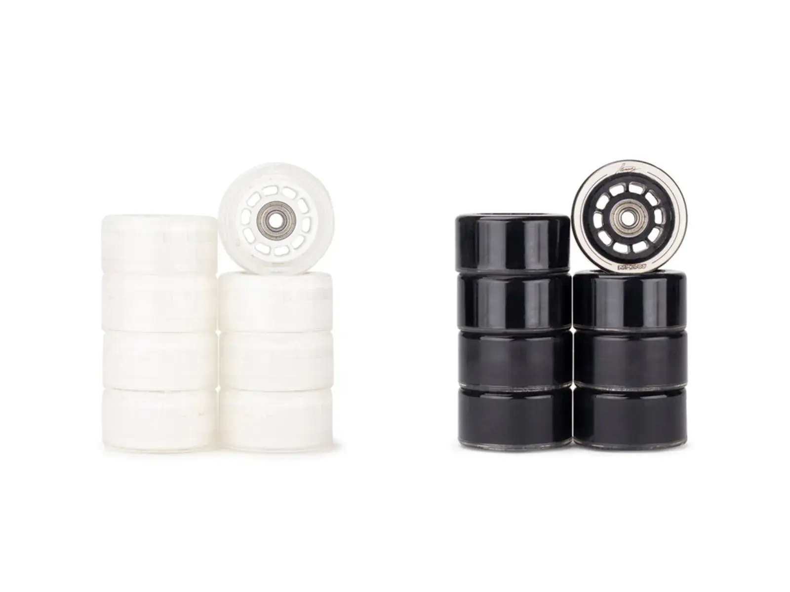 Accessoires rollers white and black