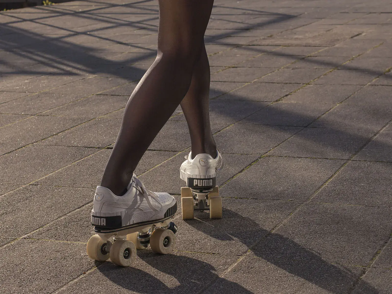 Puma transformed into roller skates