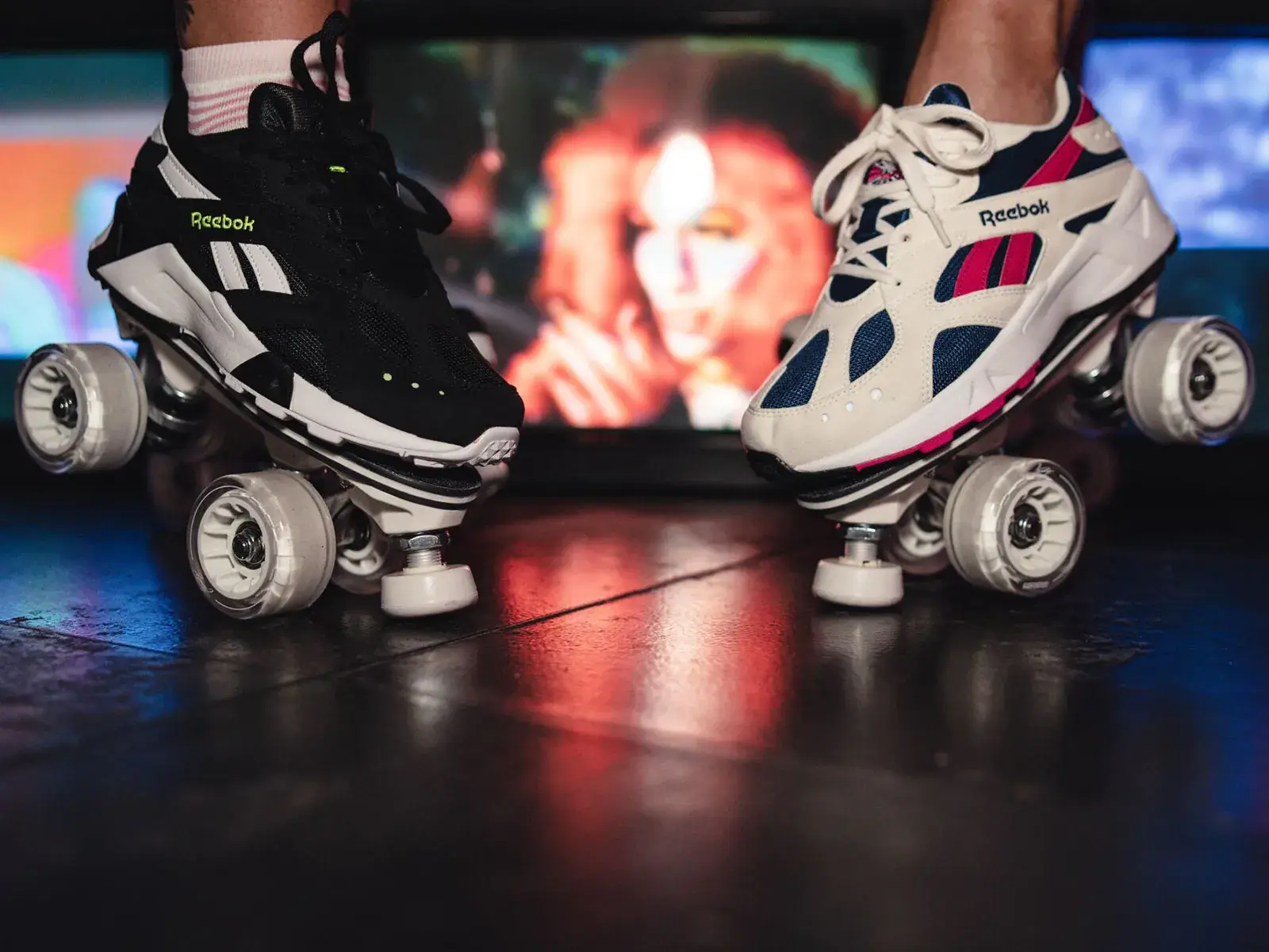 2 Reebok sneakers transformed by flaneurz 
