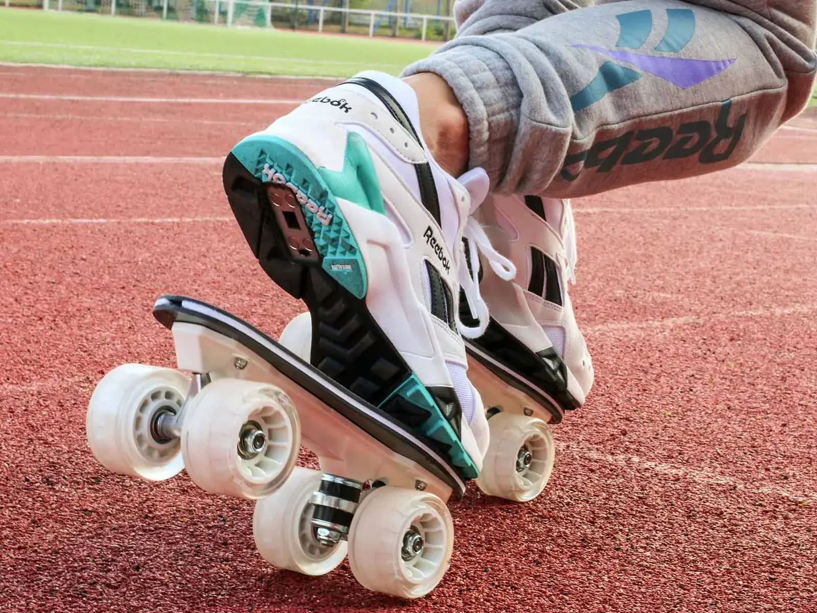 Reebok skating sneakers transformed by flaneurz  