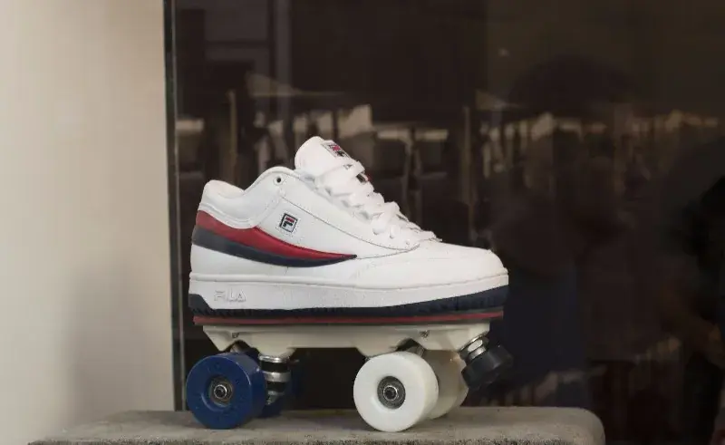 skating sneaker transformed by flaneurz