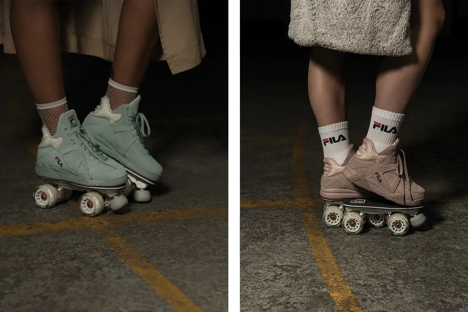 Fila sneaker transformed by flaneurz