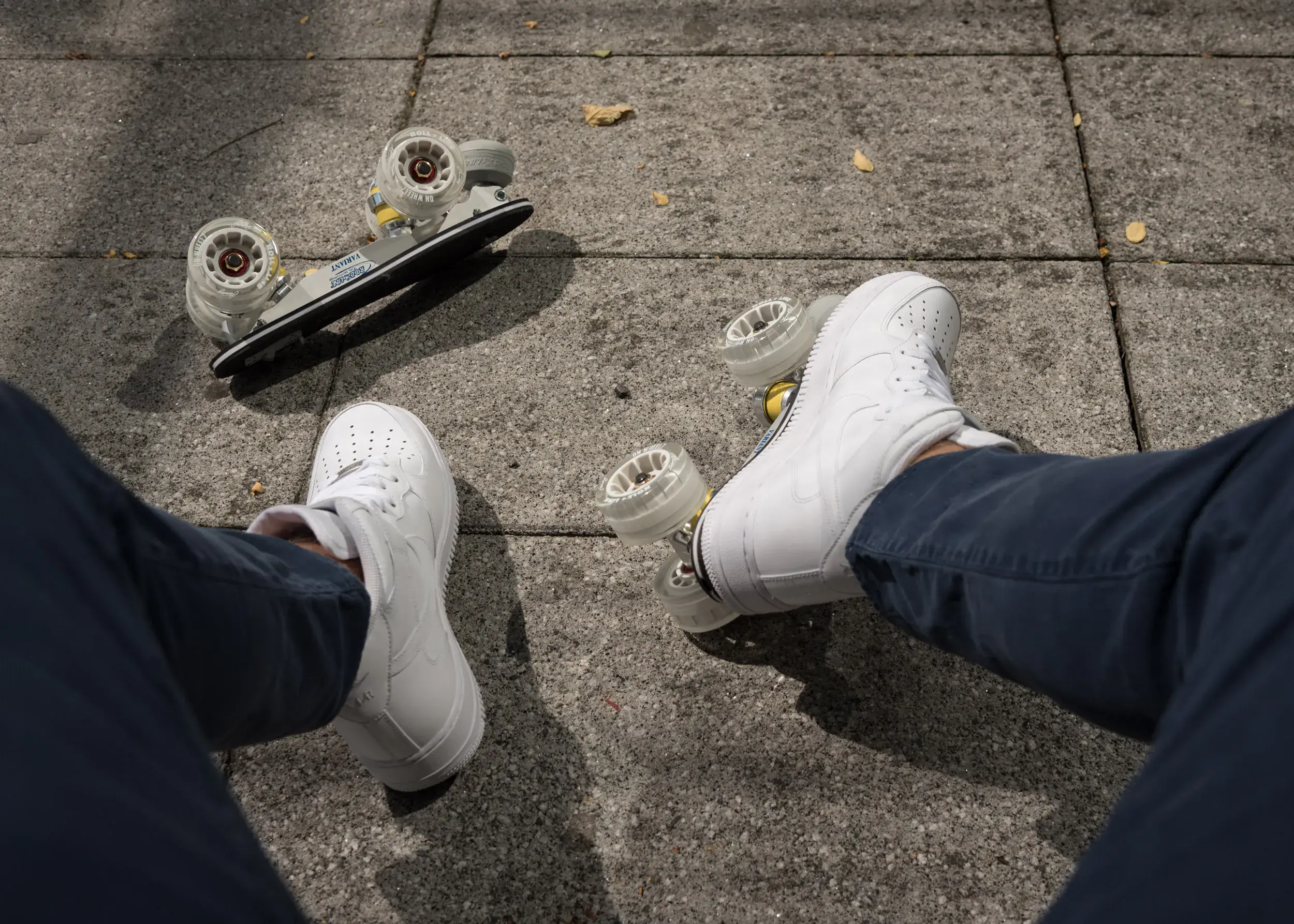 a white roller skate by flaneurz