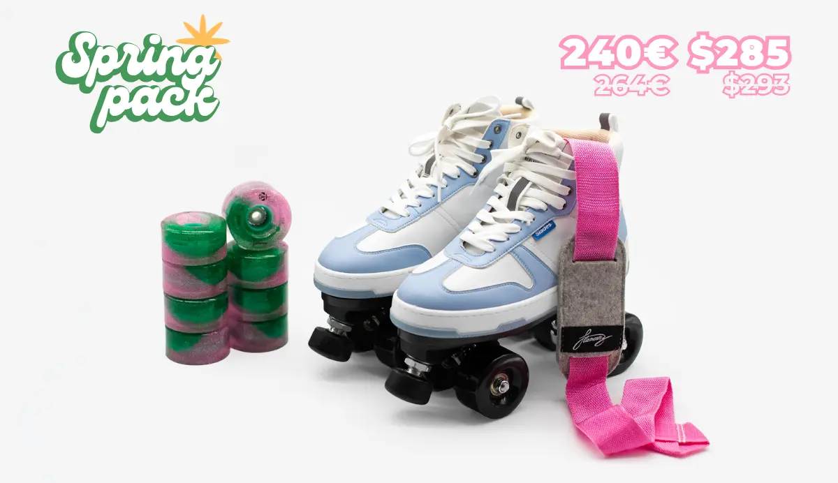 Roller skates spring pack