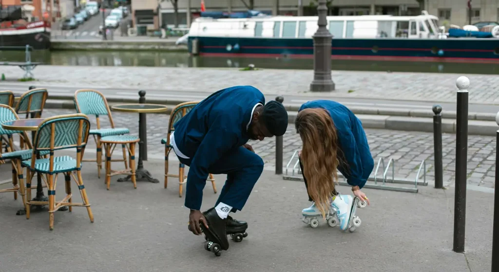 Sortie en Roller Quad Détachables Flaneurz et Slades sur les quais à Paris
