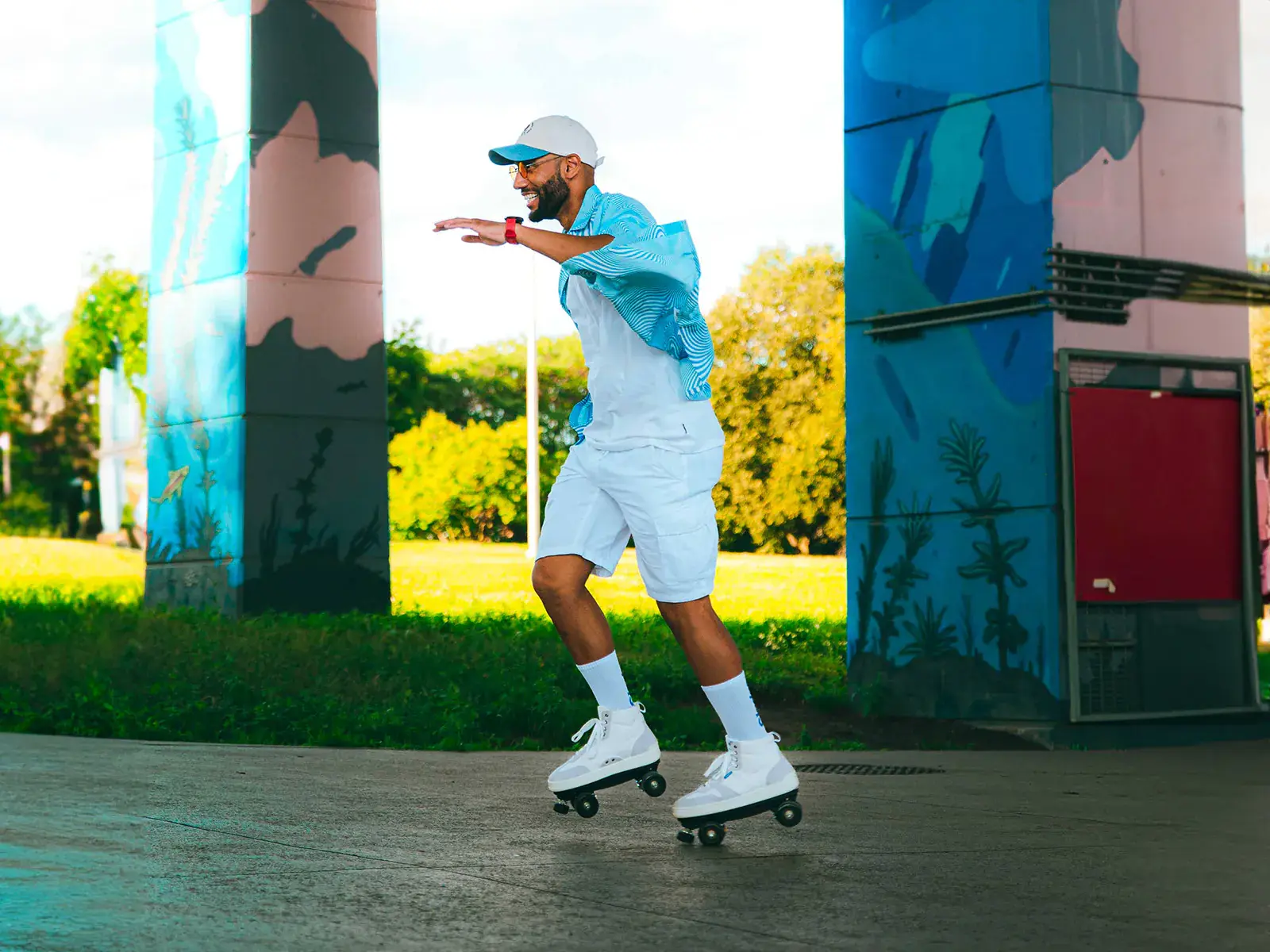Jean-Philippe using S-Quad to skate