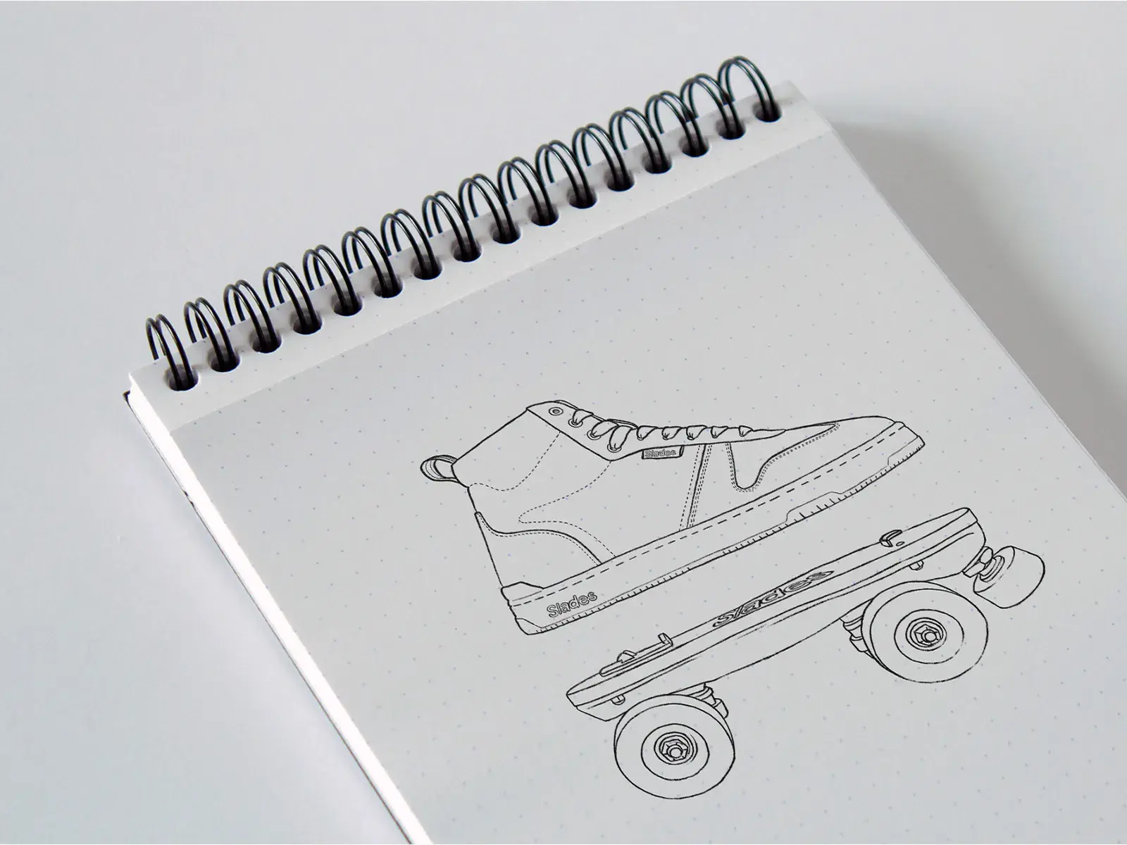illustration sur papier de S-QUAD Slades