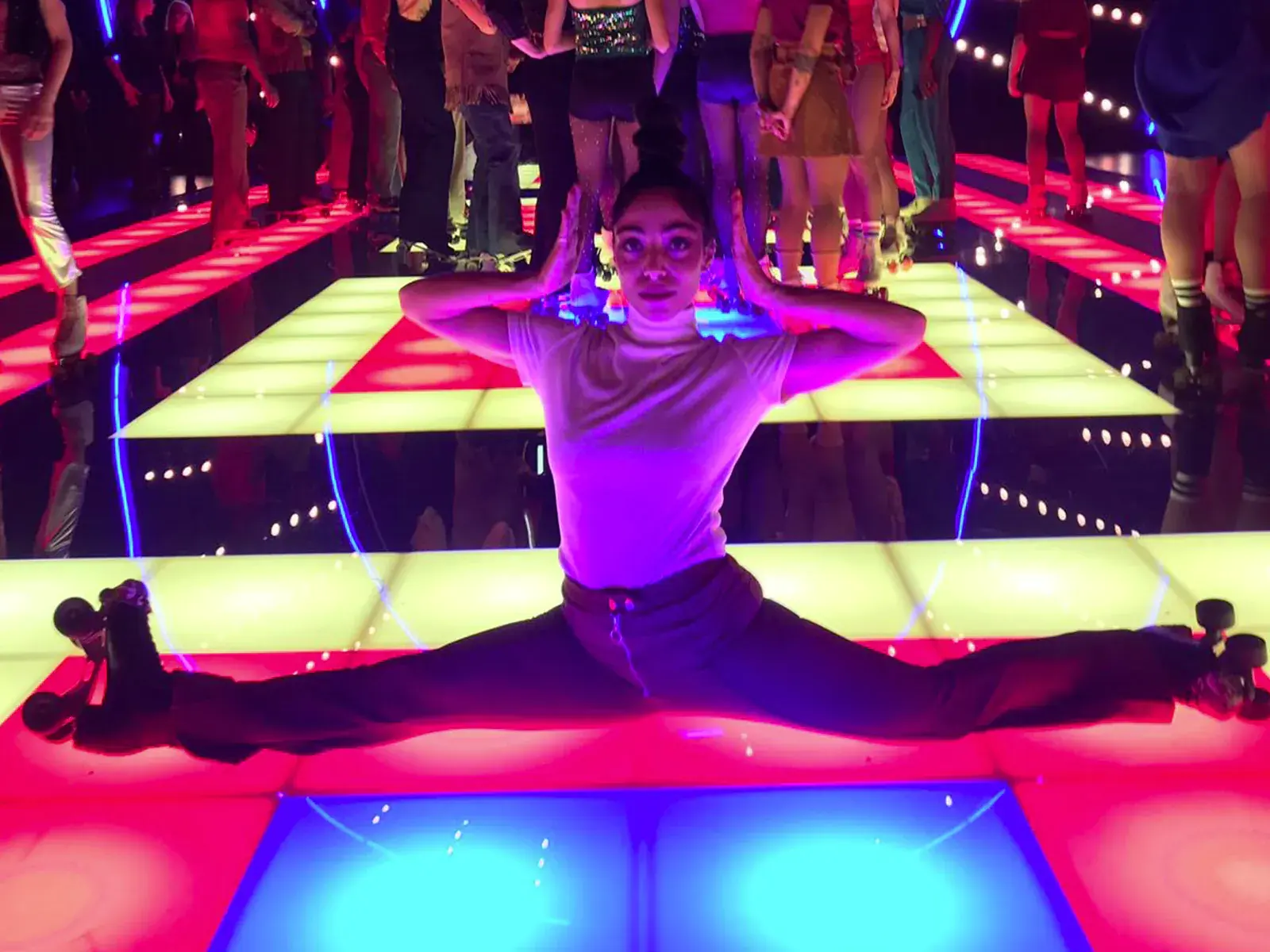 lola beast skating in the club