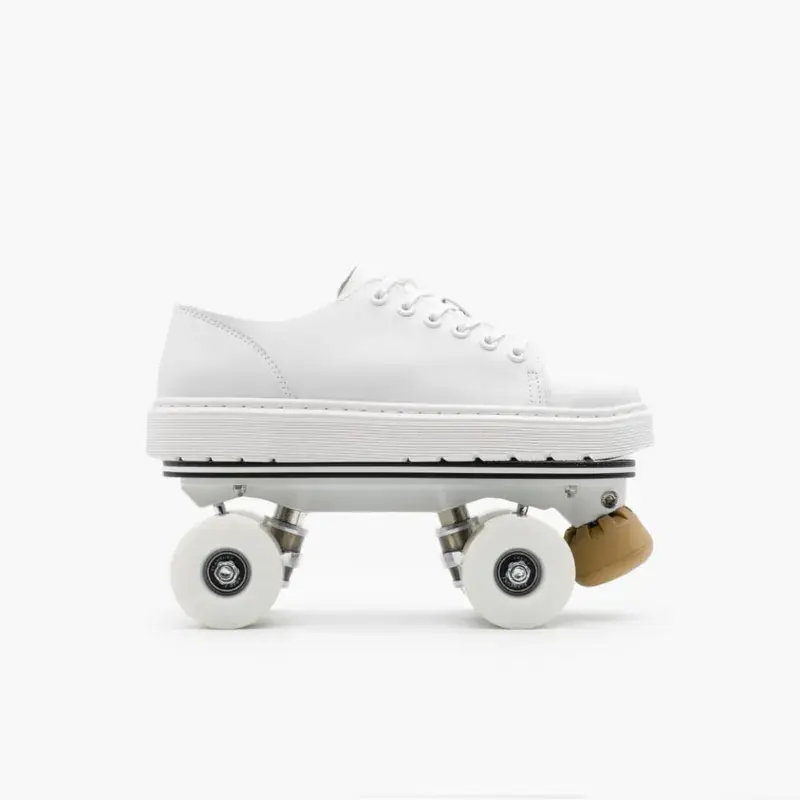 Roller Détachables - Dr Martens Dante Cuir Blanc