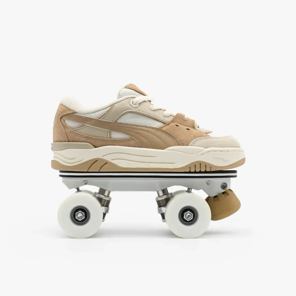 Detachable Roller Skates - PUMA 180 Brown Beige