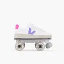 Detachable Roller Skates - Veja URCA CWL White Lavender