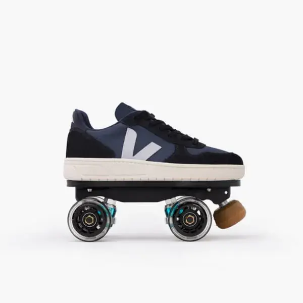 Detachable Roller Skates - Veja V-10 Blue Grey