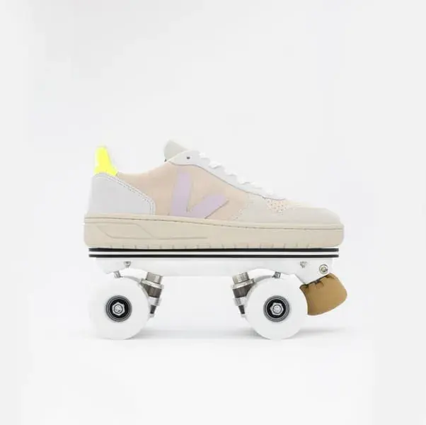 Detachable Roller Skates - VEJA V-10 Sable Parme