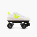 Detachable Roller Skates - VEJA V-10 White Yellow