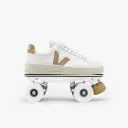 Detachable Roller Skates - VEJA V-12 White Dune