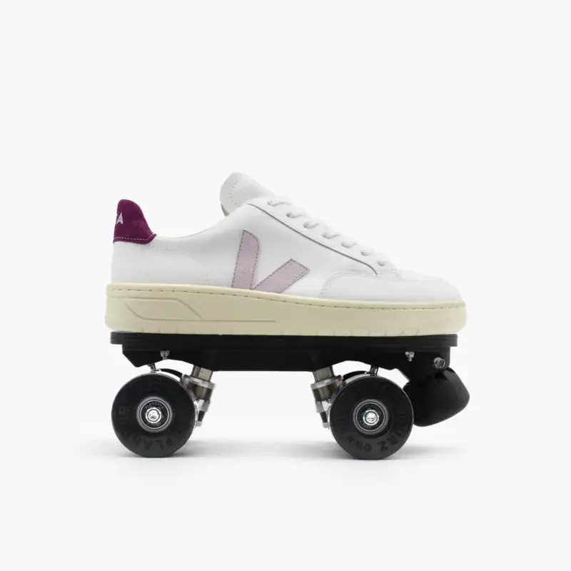 Detachable Roller Skates - VEJA V-12 White Parme