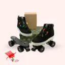 Slades Detachable Roller Skates - Black Christmas Pack