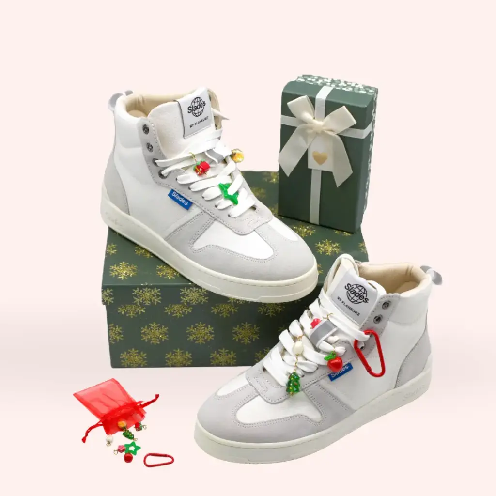 Slades Shoes Only - White Christmas Pack