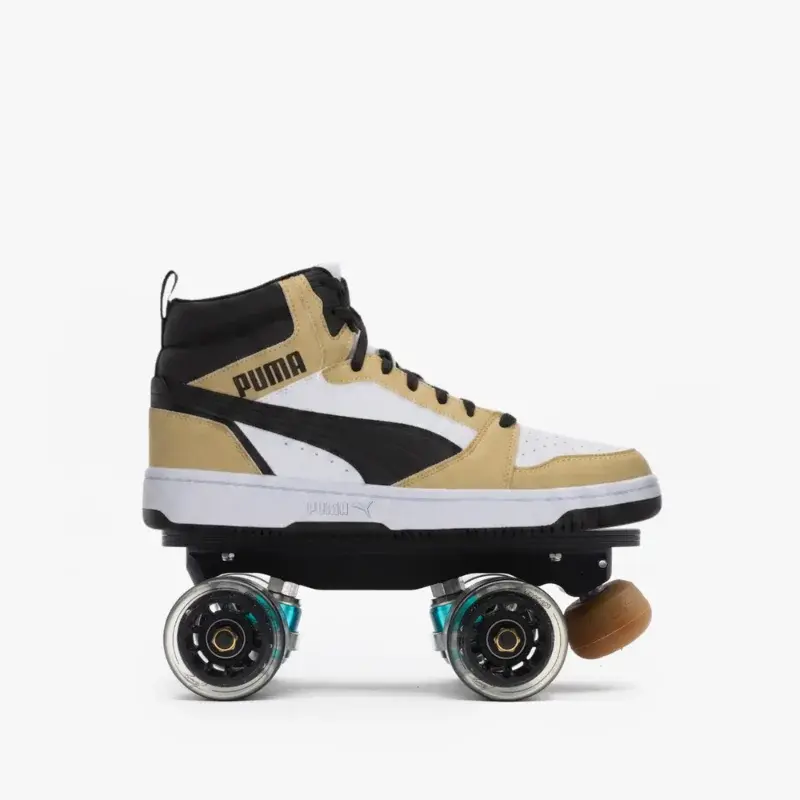 Roller Détachables - Puma Rebound V6 Beige Noir