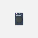 Badge Réfléchissant Rainette Noir (38mm)