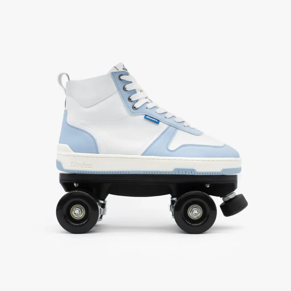 Detachable Roller Skates - Slades S-Quad Vegan Blue