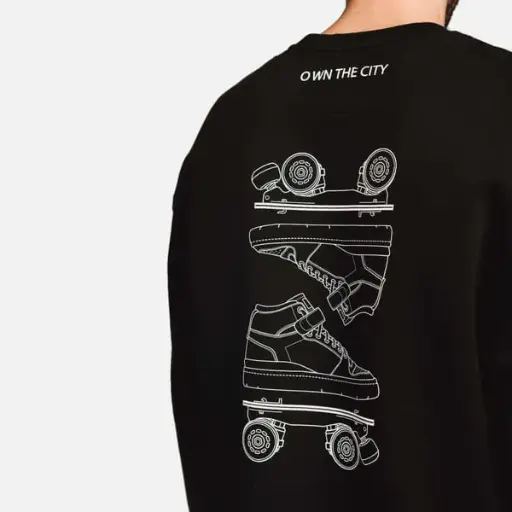  Oversize Sweatshirt - Black