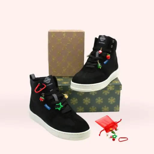 Slades Shoes Only - Black Christmas Pack