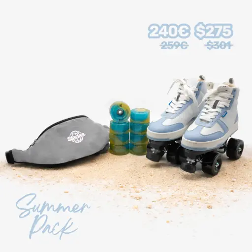 Roller Détachables - Pack été Vegan Bleu