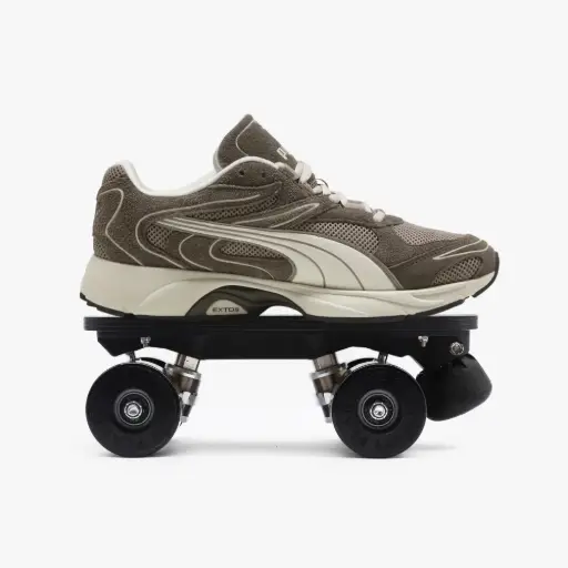 Detachable Roller Skates - Puma Extos SD Brown