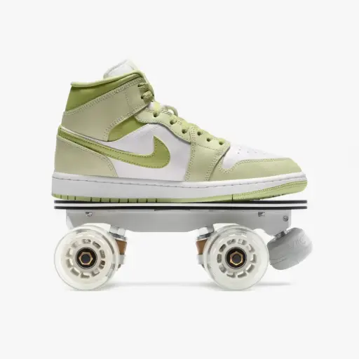 Detachable Roller Skates - Nike Air Jordan 1 Green