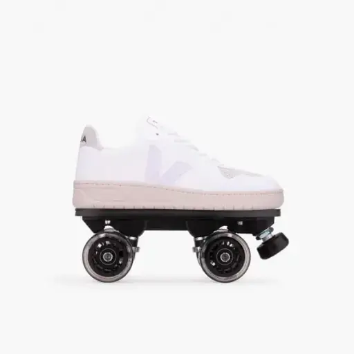Detachable Roller Skates - Veja V-10 CWL White Natural