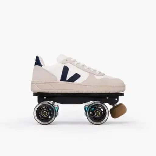 Detachable Roller Skates - Veja V-10 White Nautico