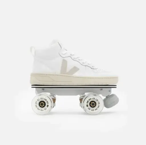 Detachable Roller Skates - Veja V-15 White Natural