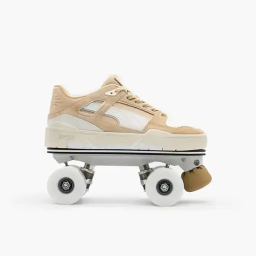 Detachable Roller Skates - Puma Slipstream Mix Beige White