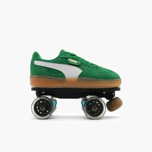 Detachable Roller Skates - Puma Palermo Low Green White